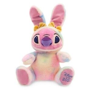 Disney Store Lilo & Stitch Angel Easter Bunny 2020 Tie-Dye Genuine Disney